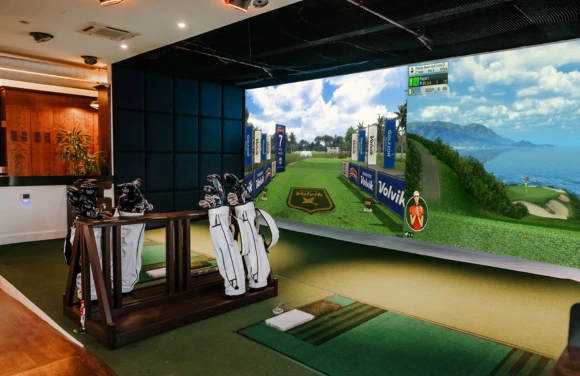 Basement Golf Simulator